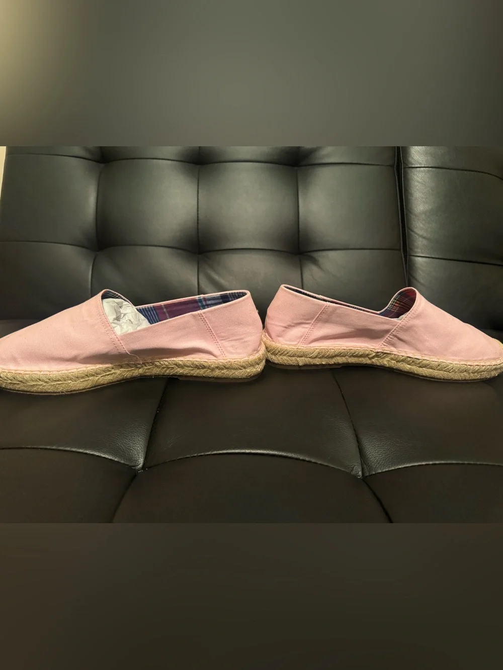 Polo Ralph Lauren Pink Canvas Loafers